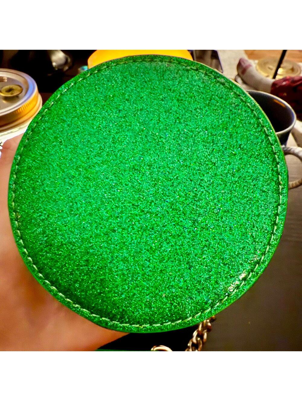 Mad Engine Viral Green Glittery Witch’s Potion Crossbody Bag - Picture 9 of 9
